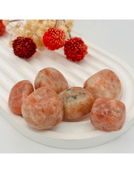 Pedra do Sol rolada para alegria, luz interior e confiança pessoal