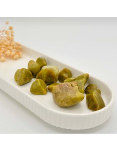 Ópalo verde rodado para renovación emocional, armonía del corazón y equilibrio vibracional suave