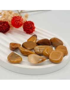 Jaspe amarillo rodado para energía renovada, fuerza interior y equilibrio vibracional