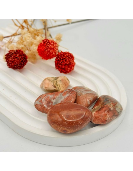 Jaspe sardón rodado para estabilidad interior, fuerza emocional y equilibrio vibracional profundo