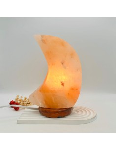 Candeeiro de Sal do Himalaia Lua