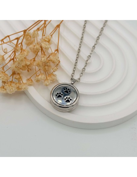 Collar difusor de aromaterapia 2 cm para equilibrio emocional y bienestar energético diario