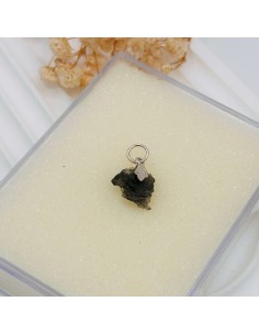 Pendente de Moldavite em Prata | Energia de transformação e despertar espiritual 2