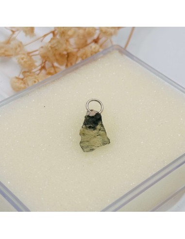 Pendente de Moldavite em Prata | Energia de transformação e despertar espiritual