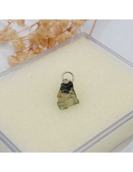 Pendente de Moldavite em Prata | Energia de transformação e despertar espiritual