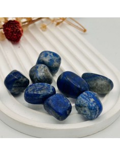 LAPISLÁZULI RODADO FORMAS  2 A 2,5CM