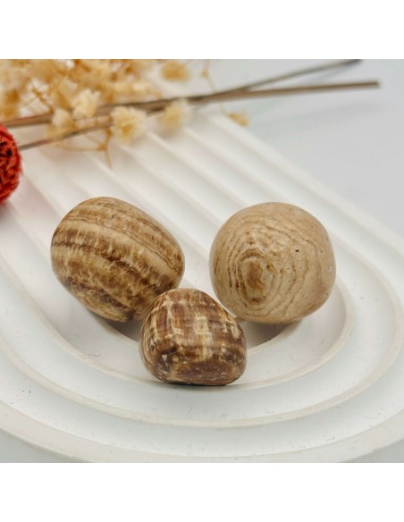 Aragonite rolado 2 a 3 cm pedra natural