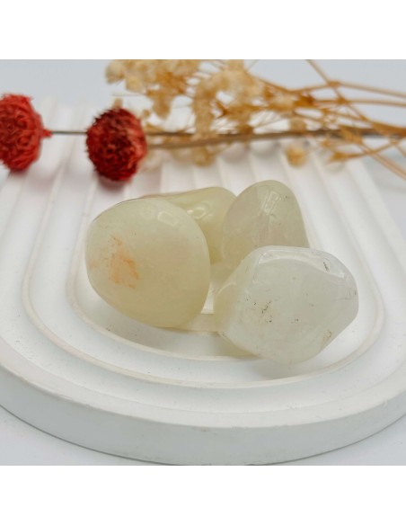 Cuarzo con Azufre rodado para energía positiva, limpieza y renovación interior