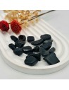 Turmalina negra rolada 0,5 a 1 cm pedra natural