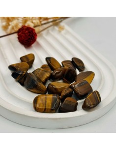 Ojo de Tigre rodado para protección, confianza y poder personal