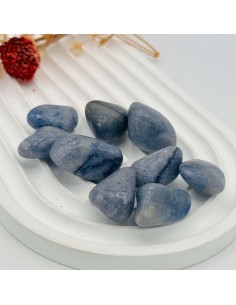 Quartzo azul rolado 1 a 2 cm pedra natural