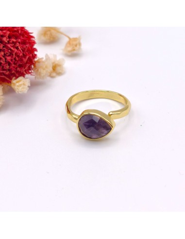 Anillo de Amatista Ajustable | Elevación espiritual y serenidad