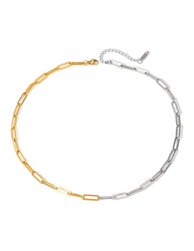 Collar Eloá en acero inoxidable para fuerza interior, confianza personal y alineación energética