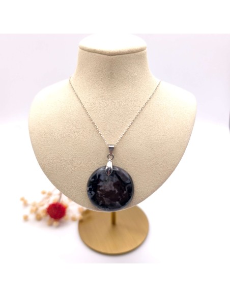 Pendente de Merlinite | Cristal para intuição e expansão espiritual