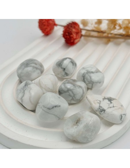 Magnesite rolada para calma, equilíbrio emocional e amor-próprio