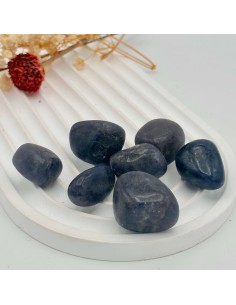 Iolite rolada 2 cm cristal natural