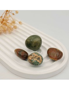 Riolite rolada para coragem interior, renovação emocional e estabilidade vibracional