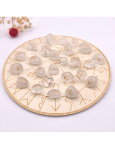 Runas de quartzo para orientação espiritual e clareza intuitiva.