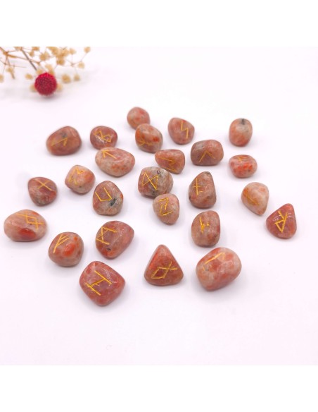 Runas de piedra del sol para orientación espiritual, alegría interior y fuerza de manifestación.