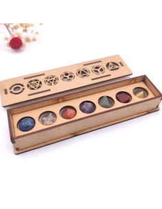 Sólidos platónicos de 7 CHAKRAS para armonización energética y alineamiento espiritual.