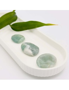 Fluorite Verde plana para clareza emocional, equilíbrio interior e foco mental.