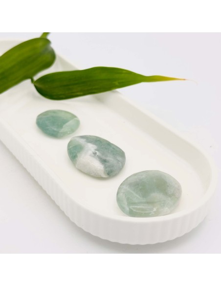 Fluorite Verde plana para clareza emocional, equilíbrio interior e foco mental.