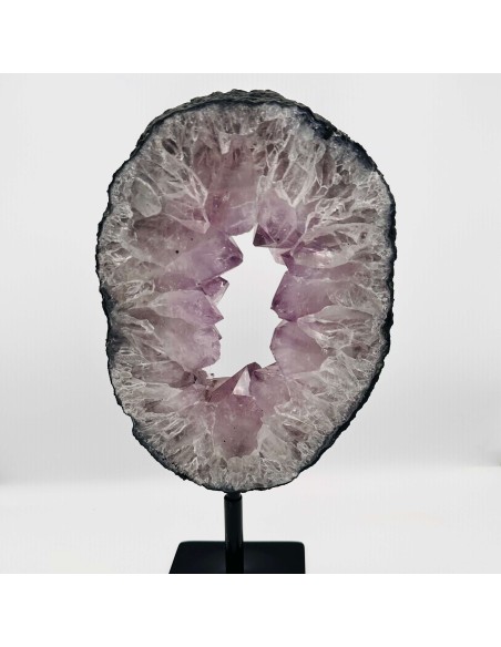 GEODA DE AMATISTA ARO CON SUPORTE 3,750KG