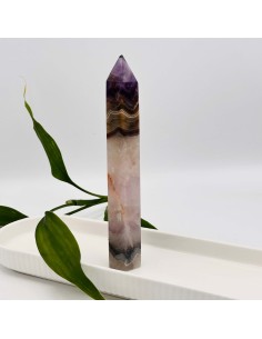 Generador de Amatista con Ágata para protección energética, intuición elevada y sanación profunda.