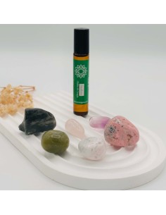 Kit de Cristais para Amor e Cura do Coração | União Vibracional