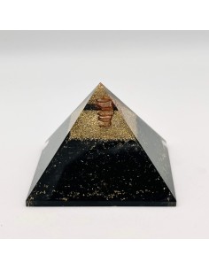 Pirâmide Turmalina Orgonite 7 cm | Tenda Gaia 2