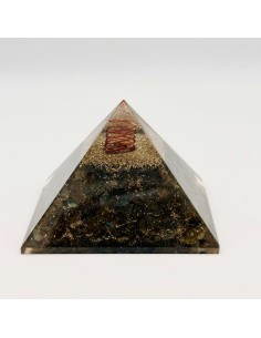 Pirámide de Labradorita en Orgonite | Protección e intuición espiritual 2