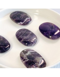 Ametista Chevron Rolada | Clareza espiritual e equilíbrio