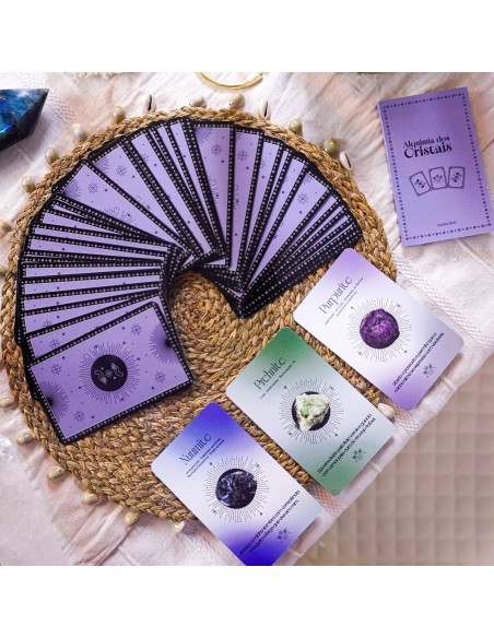 Oráculo Alquimia dos Cristais como guia espiritual para transformação, clareza e propósito interior