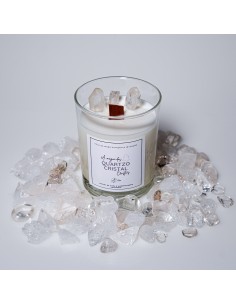 Vela de quartzo cristal para clareza energética, manifestação e harmonização do espaço 2