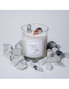 Vela de piedra de la luna para intuición, equilibrio emocional y conexión femenina 2