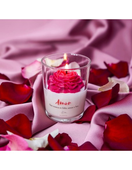 Vela Peónia ritual de amor para atrair e fortalecer relações e amor próprio