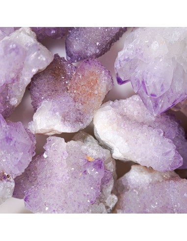 Drusa de Amatista Cactus para elevación espiritual, protección energética y meditación profunda