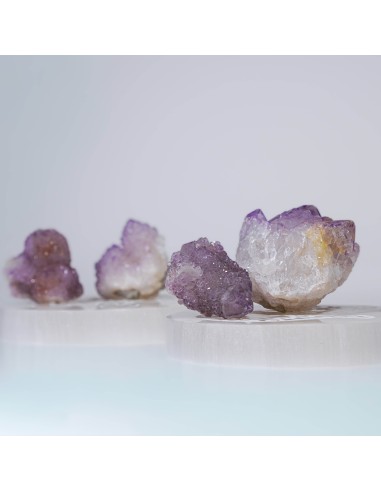 Drusa de Ametista Cactus para elevação espiritual, proteção energética e meditação profunda