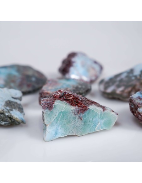 Larimar Semi Polida 3 a 5 cm | Calma e comunicação serena