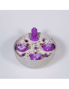 Meta título  Vela con Amatista | Protección y Elevación Espiritual