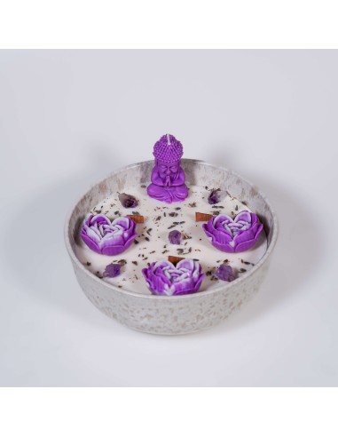 Meta título  Vela con Amatista | Protección y Elevación Espiritual