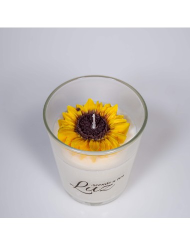 Vela girasol Enciende tu luz para motivación y fuerza interior