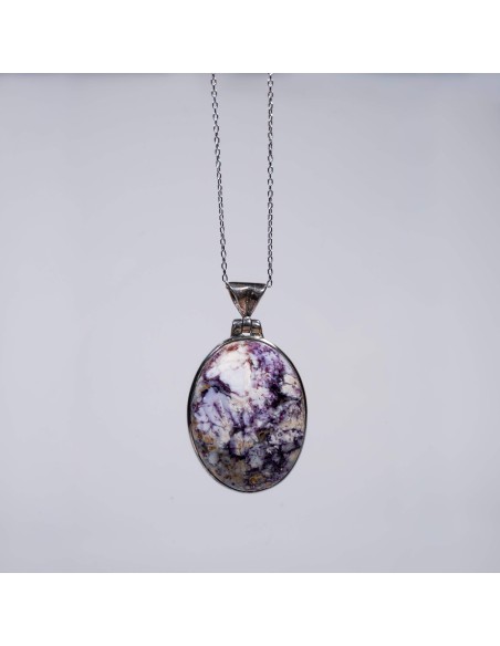 Pedra Tiffany violeta para cura emocional e elevação espiritual