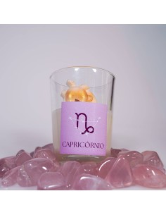 VELA DO SIGNO DE CAPRICÓRNIO COM CRISTAL 2