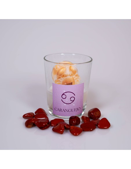 VELA DO SIGNO DE CARANGUEJO COM CRISTAL