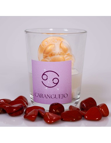 Vela del Signo cáncer con Cristal | 100g