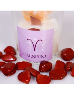 VELA DEL SIGNO ARIES CON CRISTAL 2