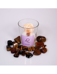 VELA DO SIGNO DE LEÃO COM CRISTAL 2