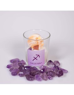 VELA DO SIGNO DE SAGITÁRIO COM CRISTAL 2