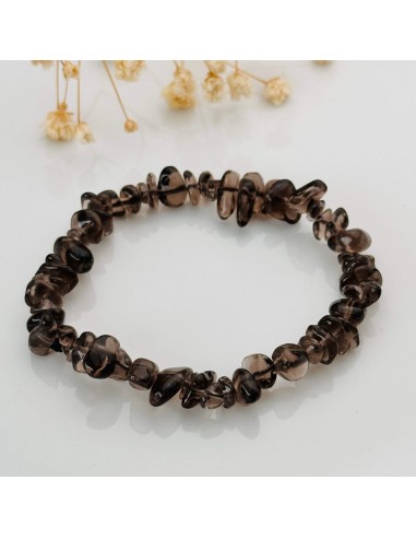 Pulsera de Cuarzo Ahumado | Arraigo y limpieza energética